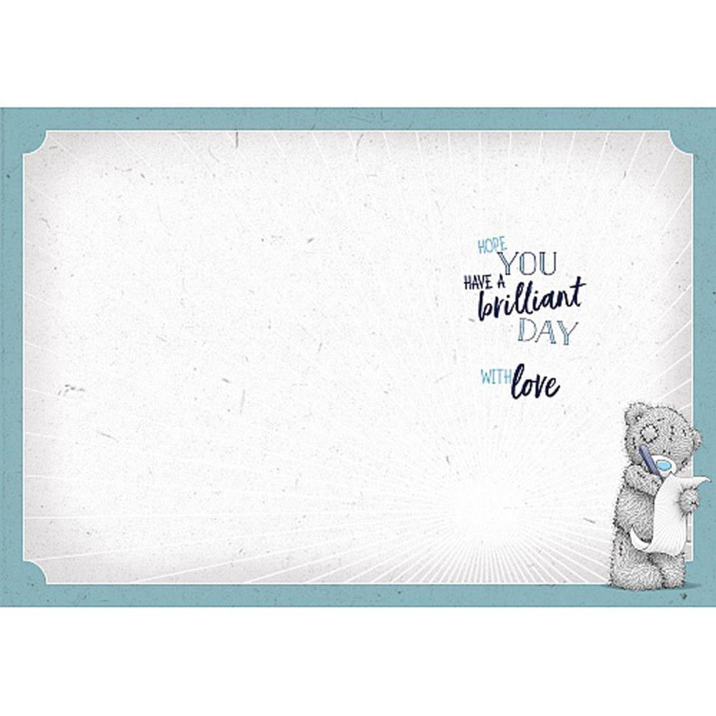 From Your Granddaughter Me to You Bear Father's Day Card Extra Image 1